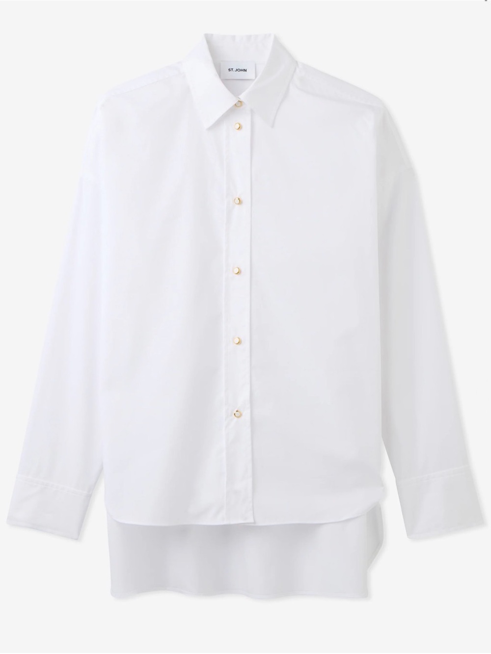 St John’s SHARON BLOUSE IN COTTON POPLIN L